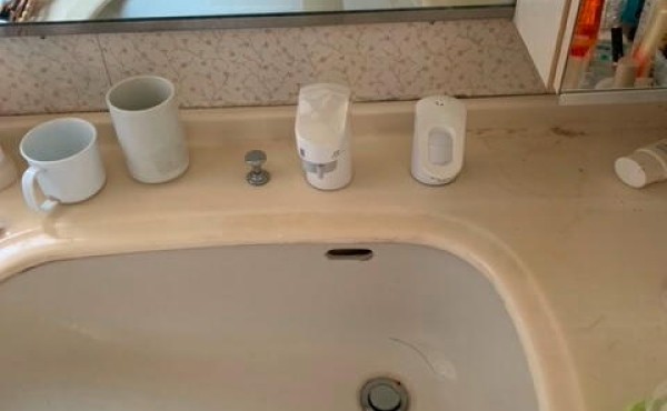 洗面化粧台のシャワー水栓交換交換の施工事例です。掛川市横須賀S様宅のサムネイル