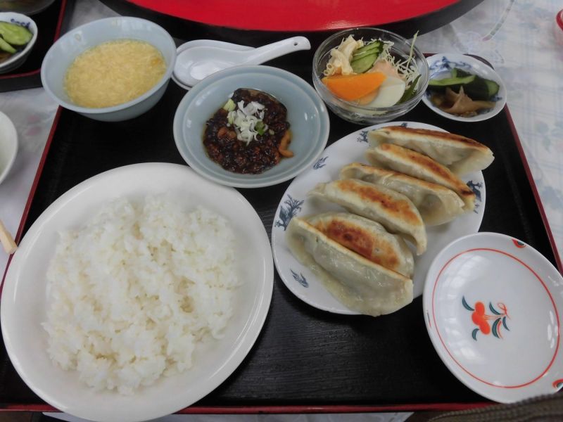 ランチ 雪園 餃子定食